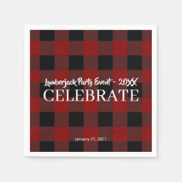 Guardanapo De Papel Evento de Celebração Personalizado da Xadrez de Bú