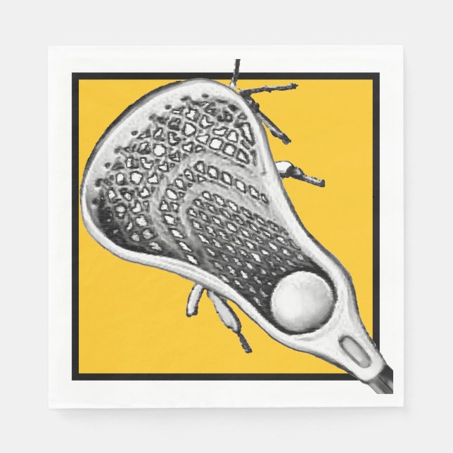 Guardanapo De Papel Evento do Partido Lacrosse (Frente)