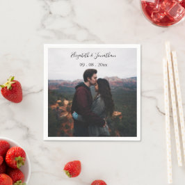 Guardanapo De Papel Evento Personalizado de Casamento de Fotos