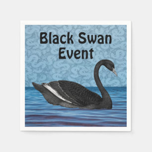 Guardanapo De Papel Evento Swan Negro