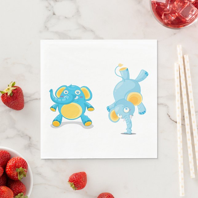 Guardanapo De Papel Executando elefante (Criador carregado)