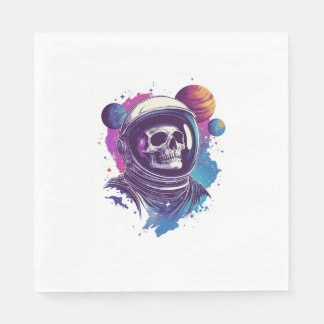 Guardanapo De Papel Explorador de Astronautas do Crânio