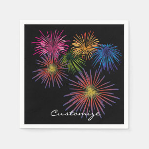 Guardanapo De Papel Explosão de Thunder_Cove do Fireworks
