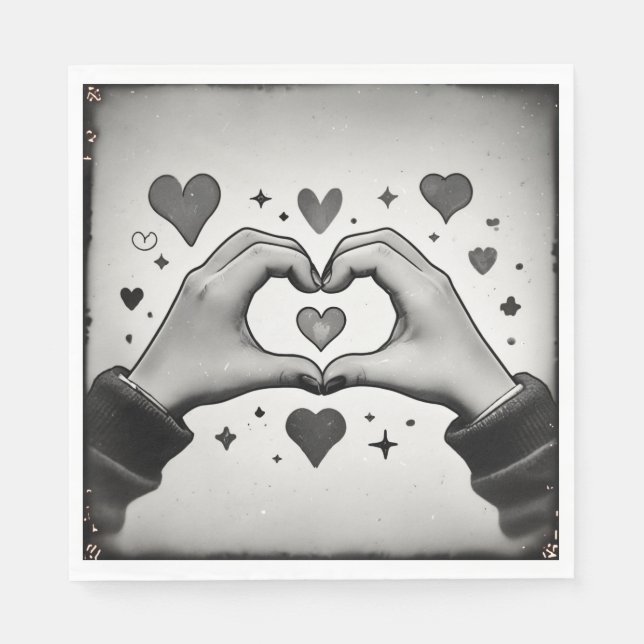 Guardanapo De Papel expressou meu coração (Frente)