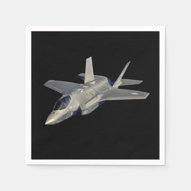 Guardanapo De Papel F-35 Relâmpago II Combatente de Jato de Pantera (Frente)