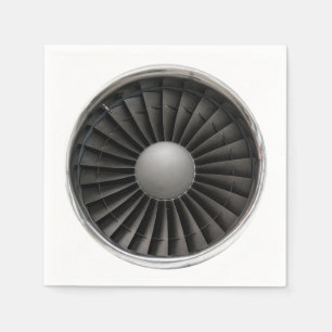 Guardanapo De Papel Fã da turbina do motor de jato