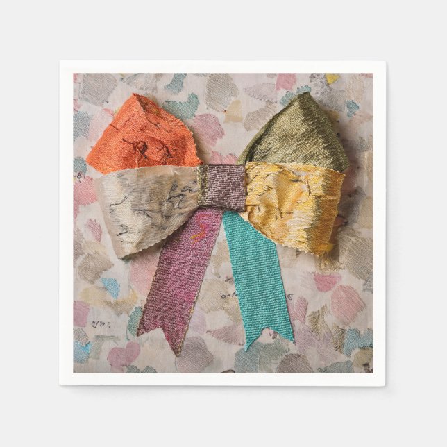 Guardanapo De Papel Fabric Bow Napkin (Frente)