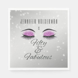 Guardanapo De Papel Fabuloso 50 Olhos Pretos, Quentes, Glam, Almoçados