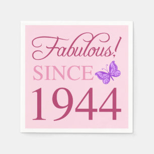 Guardanapo De Papel Fabuloso desde o aniversário de 80 de 1944