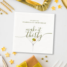 Faça-o 30 aniversário de 30 anos da Martini