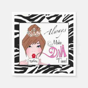 Guardanapo De Papel "Faça o Tempo da Diva" / Relaxar / Sempre!