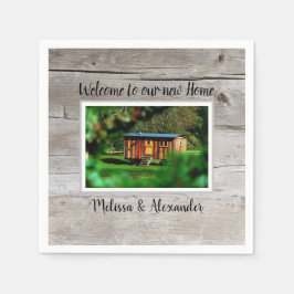 Guardanapo De Papel Faça sua própria bem-vinda nova festa de lar