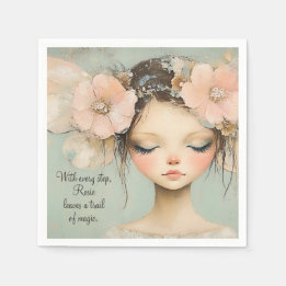 Guardanapo De Papel Fada De Fada Fábrica De Whimsso, Asas De Borboleta