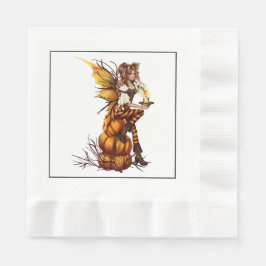 Guardanapo De Papel Fada Fada de Halloween - Coquetel Napkin