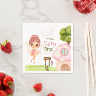 Guardanapo De Papel Fada Primeira, Jardim Flor E Fairyland Encantada