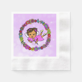 Guardanapo De Papel Fada Roxa com Parto Quente