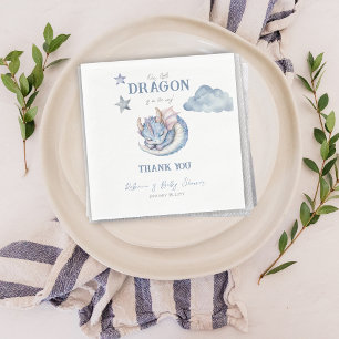 Guardanapo De Papel Fairytale Dreamy Dragon Chá de fraldas