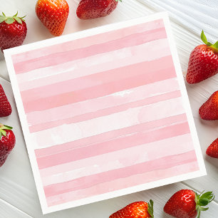 Guardanapo De Papel Faixa Cor-de-Água Rosa