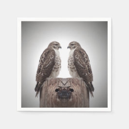 Guardanapo De Papel Falcões em um cargo