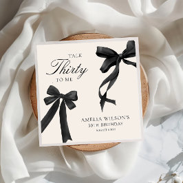 Guardanapo De Papel Fale 30 para mim, Arco de aniversário de 30 anos