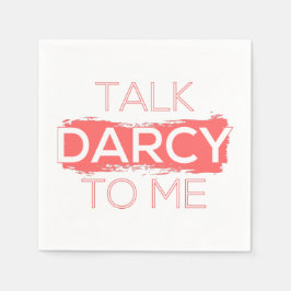 Guardanapo De Papel Fale Com Darcy Para Mim