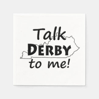 Guardanapo De Papel Fale com Derby para mim | Derby Horse Race Party
