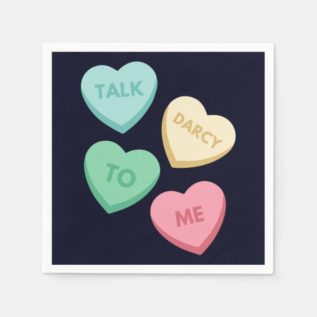 Guardanapo De Papel Fale comigo Darcy III (Frente)