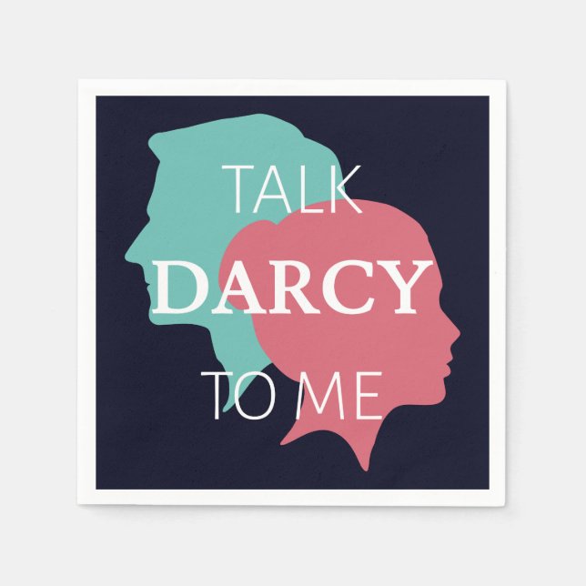 Guardanapo De Papel Fale comigo Darcy IV (Frente)