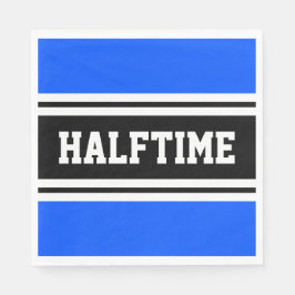 Guardanapo De Papel FALFATIME Bright Blue Black Racing Stripes