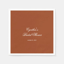 Guardanapo De Papel Fall in Love Autumn Floral Romance Bridal Shower