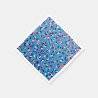 Falling Stars Blue Abstrato