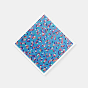 Guardanapo De Papel Falling Stars Blue Abstrato