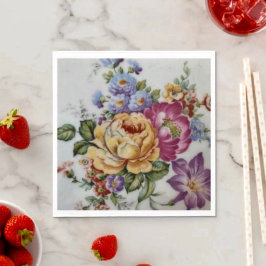 Guardanapo De Papel Fantasia Floral