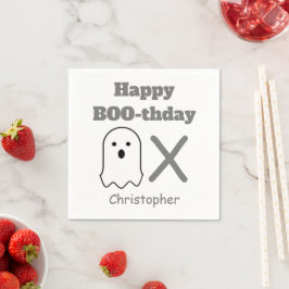 Guardanapo De Papel Fantasma BOO-thday