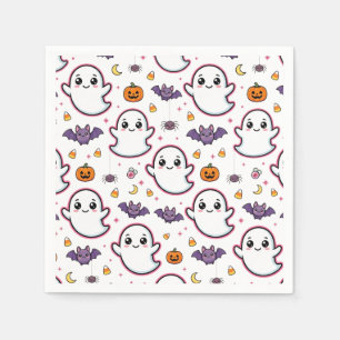 Guardanapo De Papel Fantasma fofo de Halloween