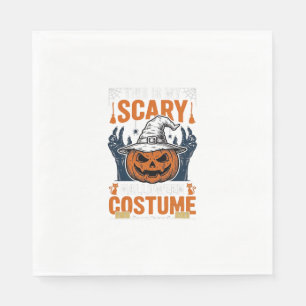 Guardanapo De Papel Fantasmagórico Traje de Halloween Abóbora Bruxa Ch