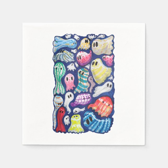 Guardanapo De Papel Fantasmas inclusivos (Frente)