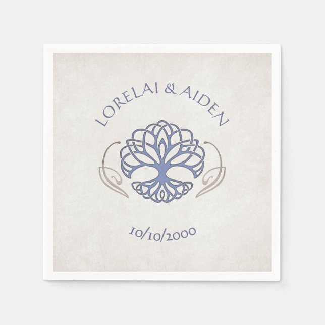 Guardanapo De Papel Fantasy Medieval Celtic Wedding (Frente)
