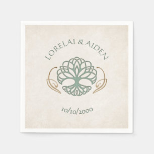Guardanapo De Papel Fantasy Medieval Celtic Wedding