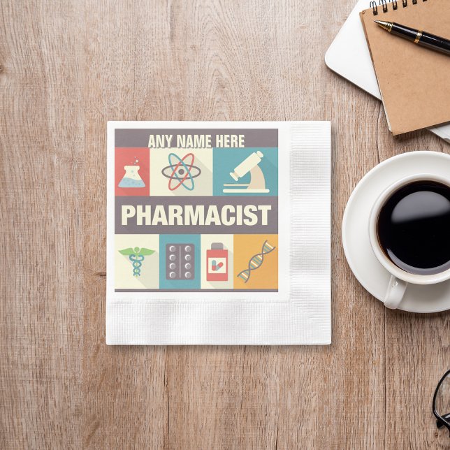 Guardanapo De Papel Farmacêutico Icônico Profissional Concebido (Criador carregado)