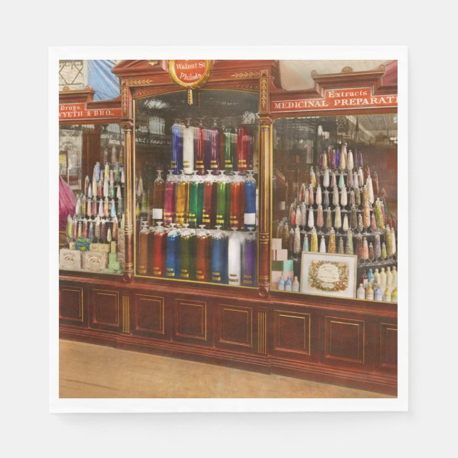 Guardanapo De Papel Farmácia - Elegância Farmacêutica 1876 (Frente)