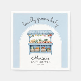Guardanapo De Papel Farmers Market Boy Baby Shower