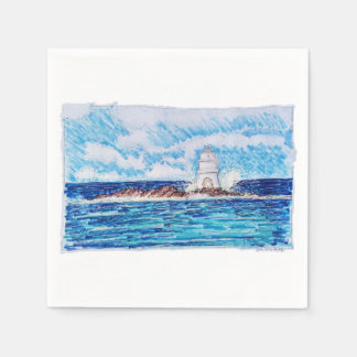 Guardanapo De Papel Farol em Azul