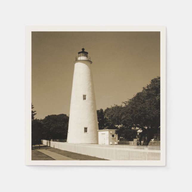 Guardanapo De Papel Farol Ocracoke (Frente)