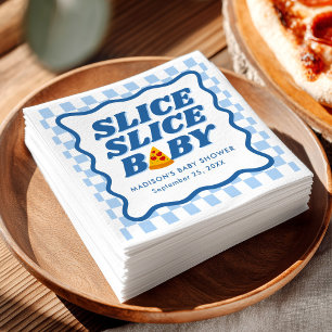 Guardanapo De Papel Fatia Bebê Pizza Chuvinha de Bebê