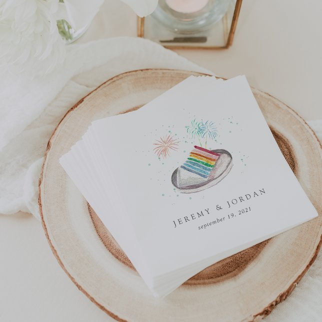 Guardanapo De Papel Fatia de Amor Personalizado (Criador carregado)