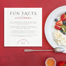 Guardanapo De Papel Fatos Divertidos Elegantes de Antiguidades Festa d