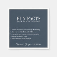 Fatos divertidos Marinho Azul personalizado