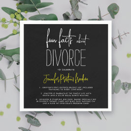 Guardanapo De Papel Fatos Divertidos Simples e Caprichados Preto e Bra