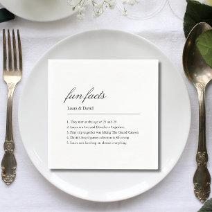 Guardanapo De Papel Fatos Divertidos Sobre O Casamento Moderno Dos New